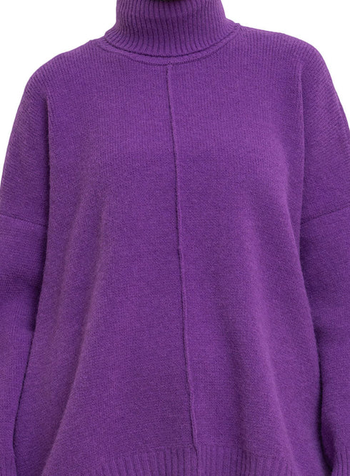 Sparkle Purple Knit Suit - Khotwh
